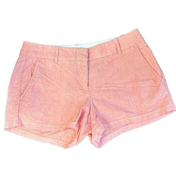 J.Crew Womens Chino Shorts Size 2 Ladies 100% Cotton Hook & eye with Poc… - Picture 1 of 7